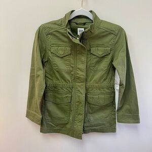 GapKids Green Military Style Jacket